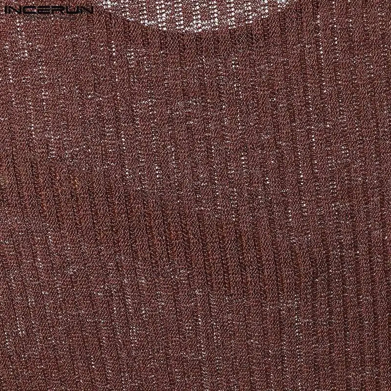 American Style Tight Texture Vests Tank Tops S-5XL