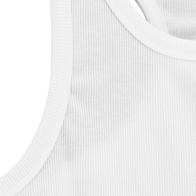 Summer Solid Gym Tank Top