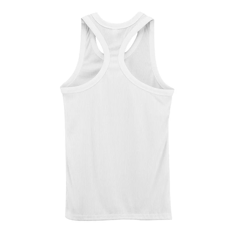 Summer Solid Gym Tank Top