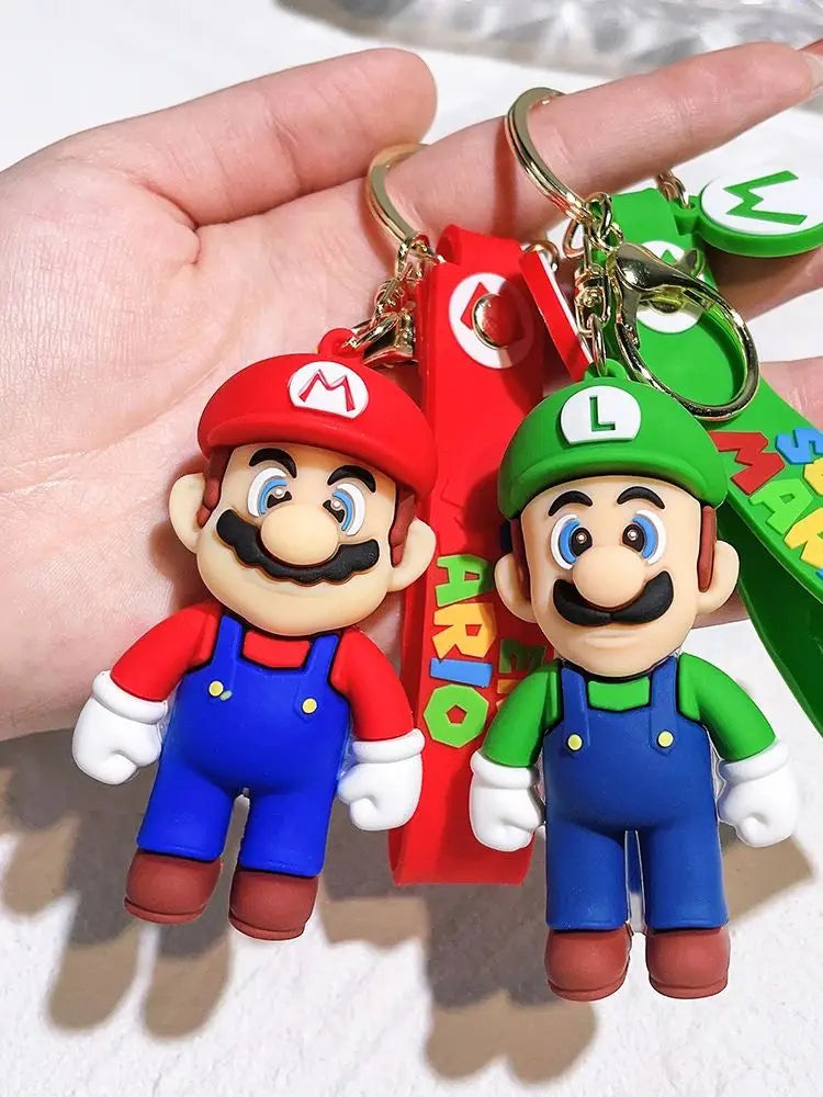 Super Mario Bros 3D Cartoon Keyring