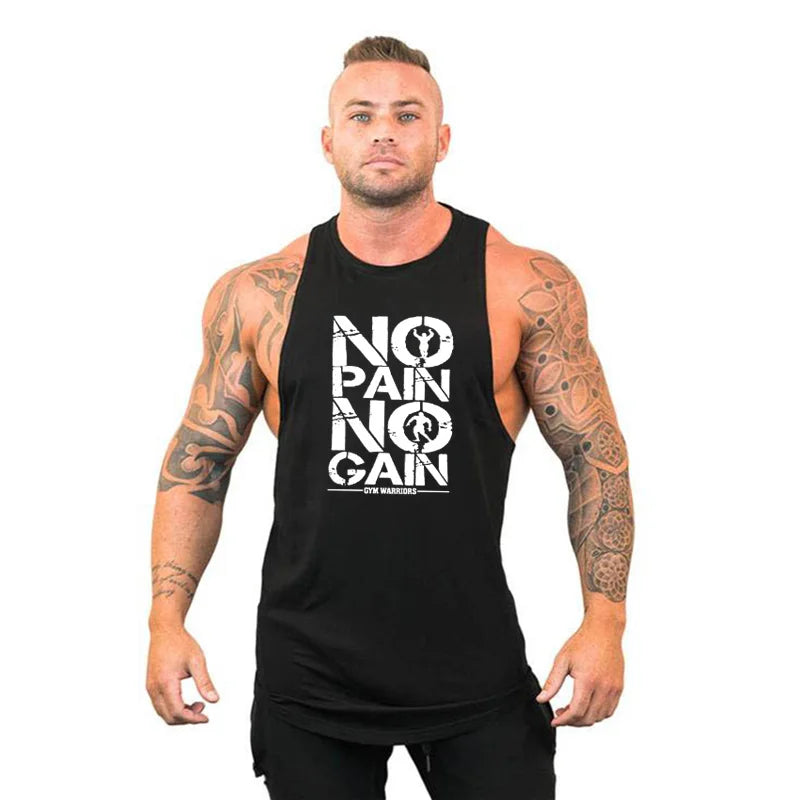 Hooded Tank Top Cotton Sleeveless Vest