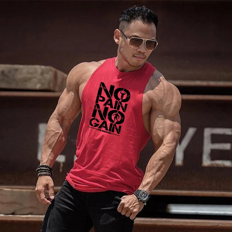 Hooded Tank Top Cotton Sleeveless Vest