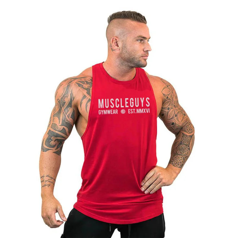 Cotton sleeveless hooded tank top