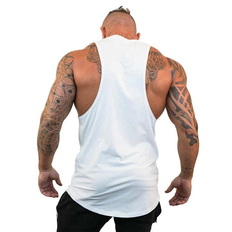 Cotton sleeveless hooded tank top