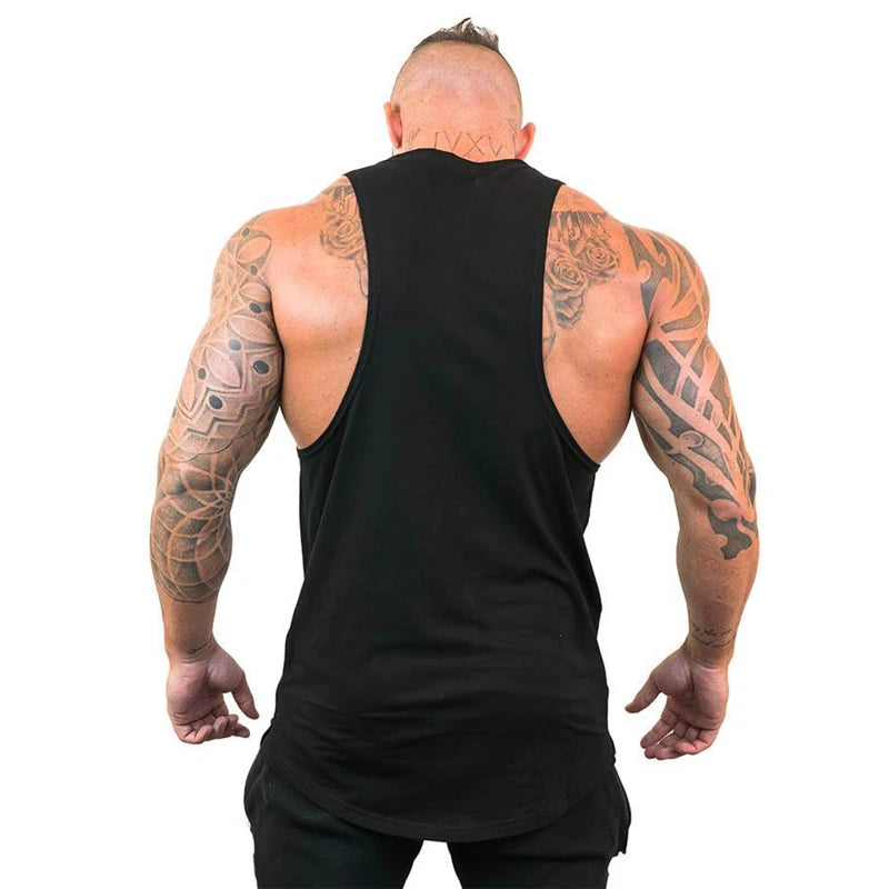 Cotton sleeveless hooded tank top