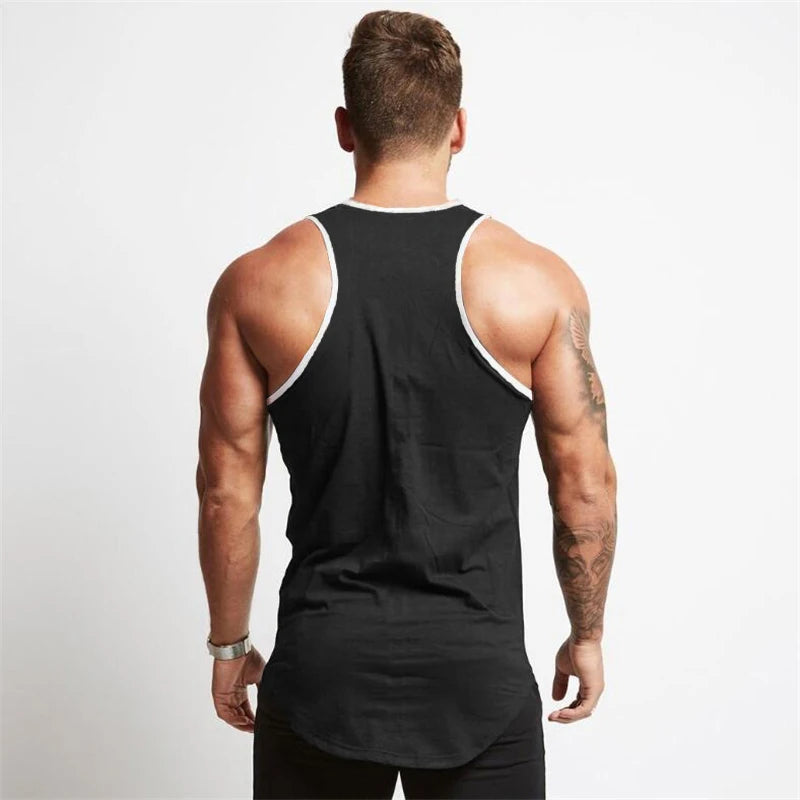 Cotton Bodybuilding Stringer Tank Top