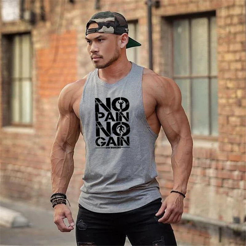 Hooded Tank Top Cotton Sleeveless Vest