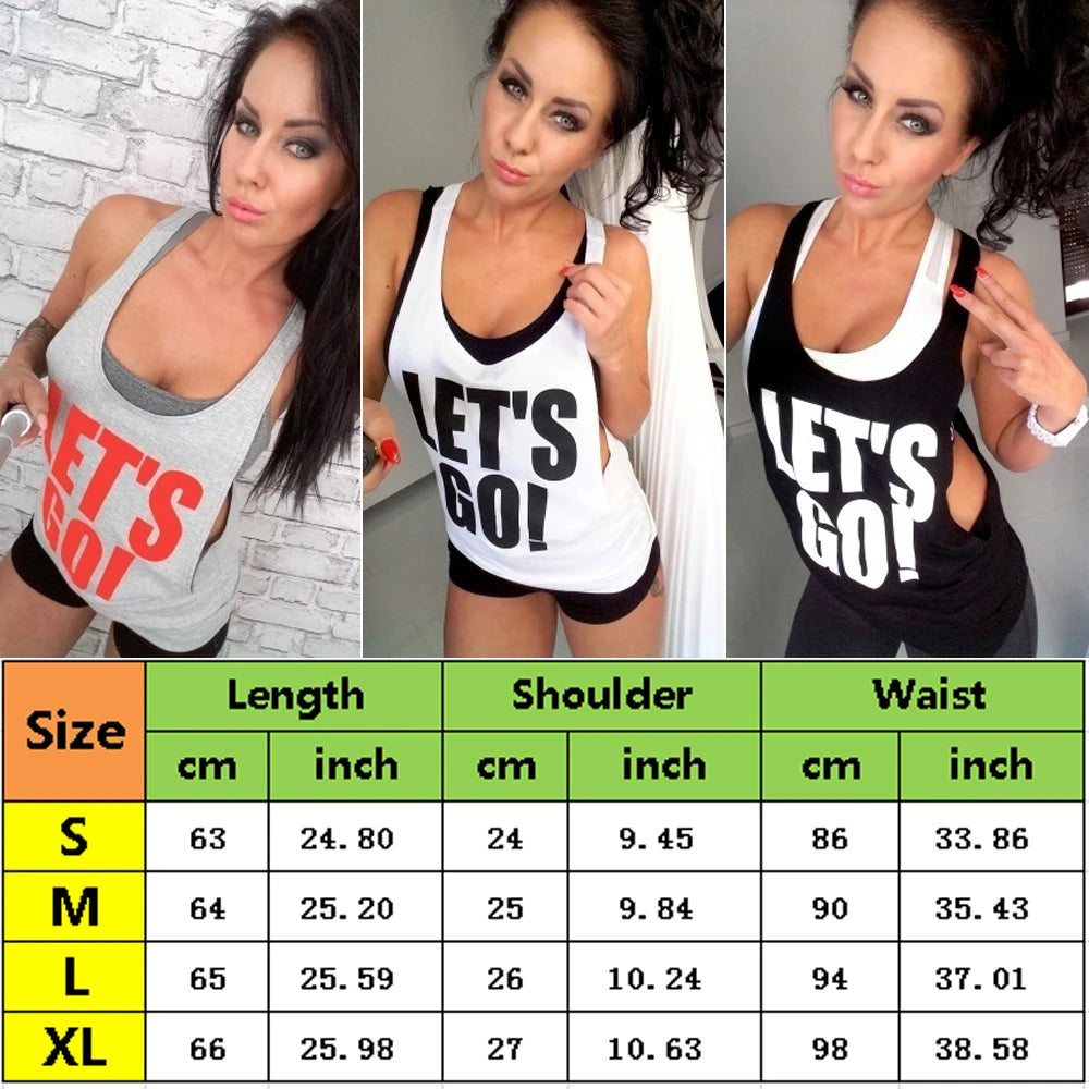 Casual Women's Loose Vest Top Sleeveless