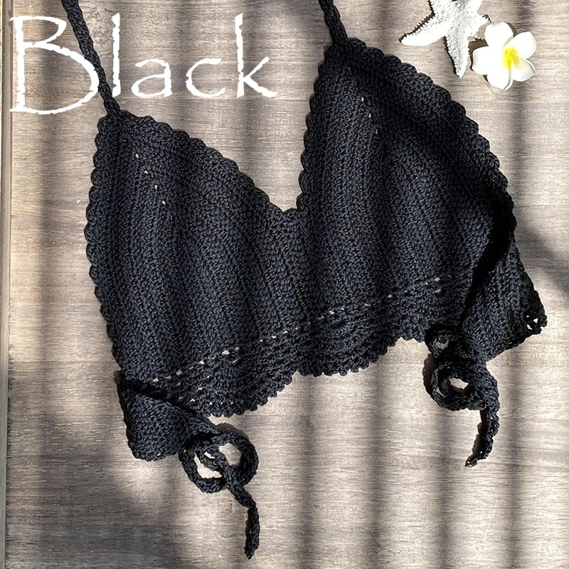 Bikini Top Handmade Crochet Halter neck