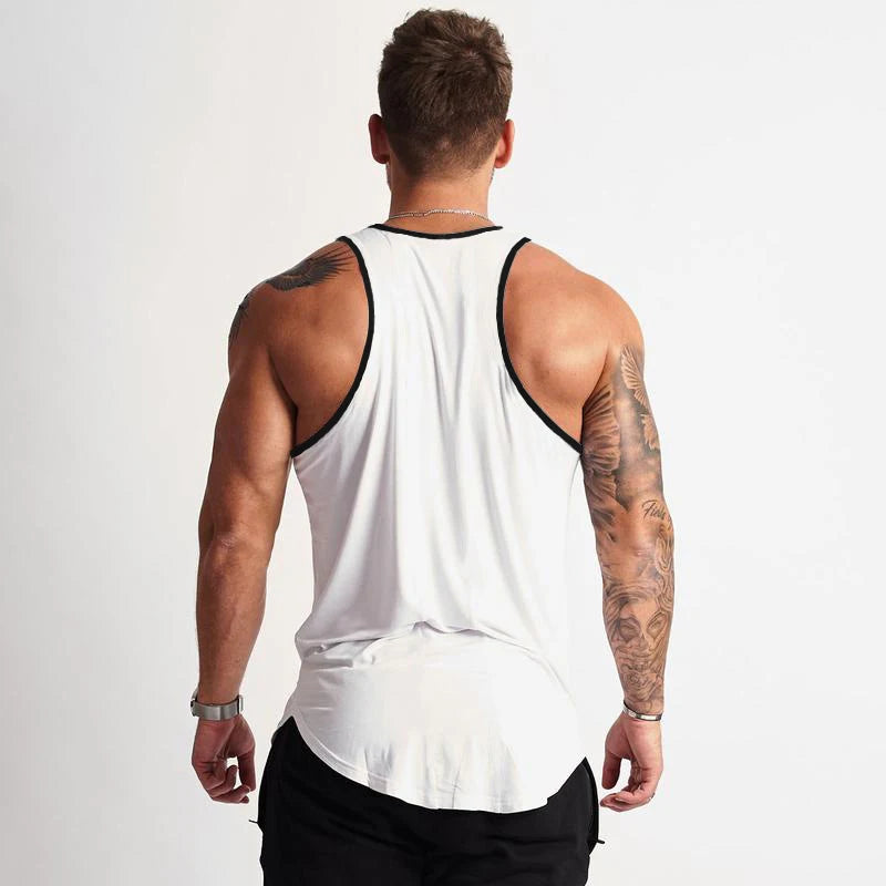 Cotton Bodybuilding Stringer Tank Top