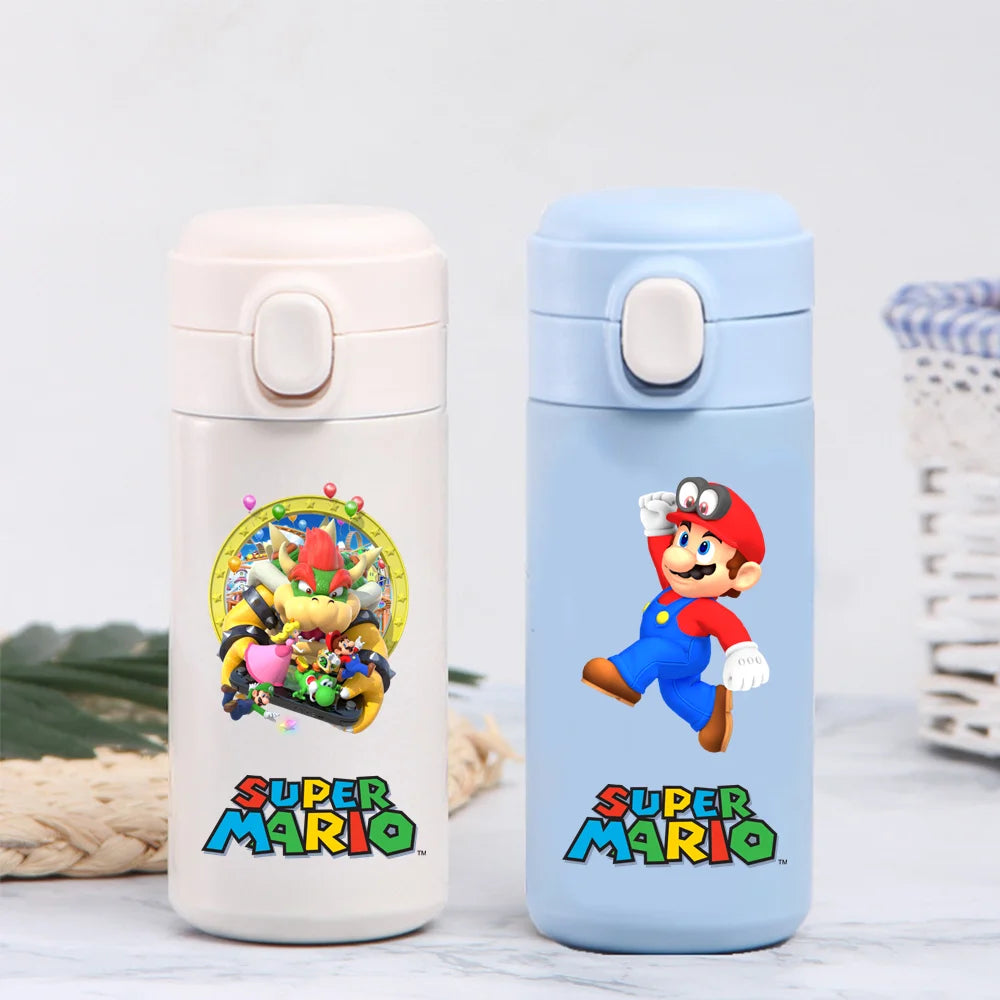 Back to School Super Mario Bros.Stainless Steel Water Cup Vacuum Thermos