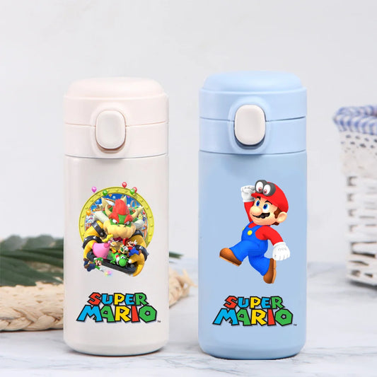 Back to School Super Mario Bros.Stainless Steel Water Cup Vacuum Thermos