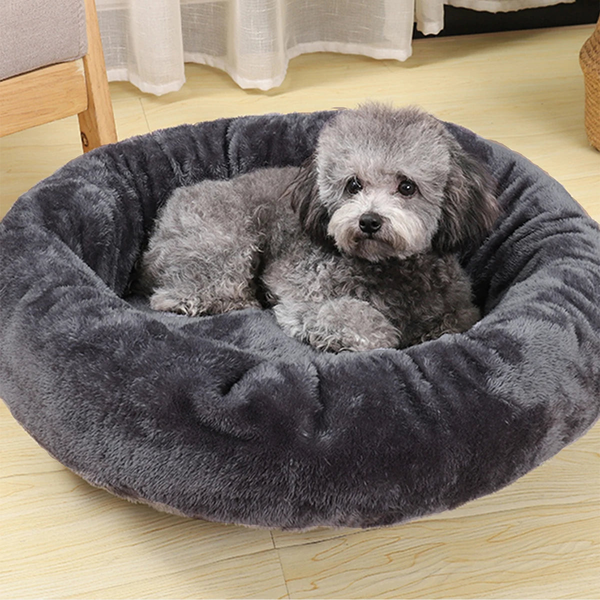 Round Pet bed, Winter Warm