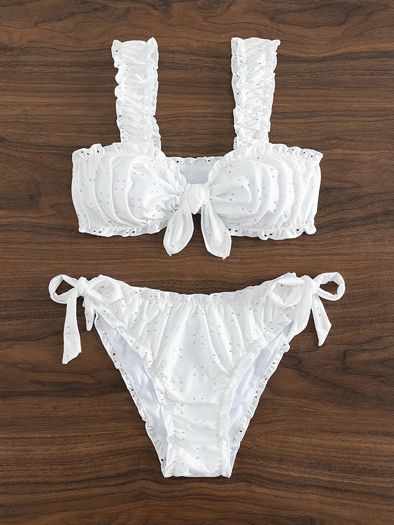 Knot Front Tie Side Bikinis