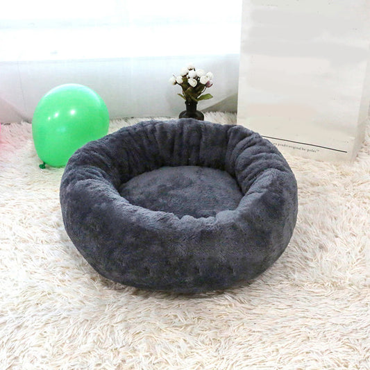 Round Pet bed, Winter Warm