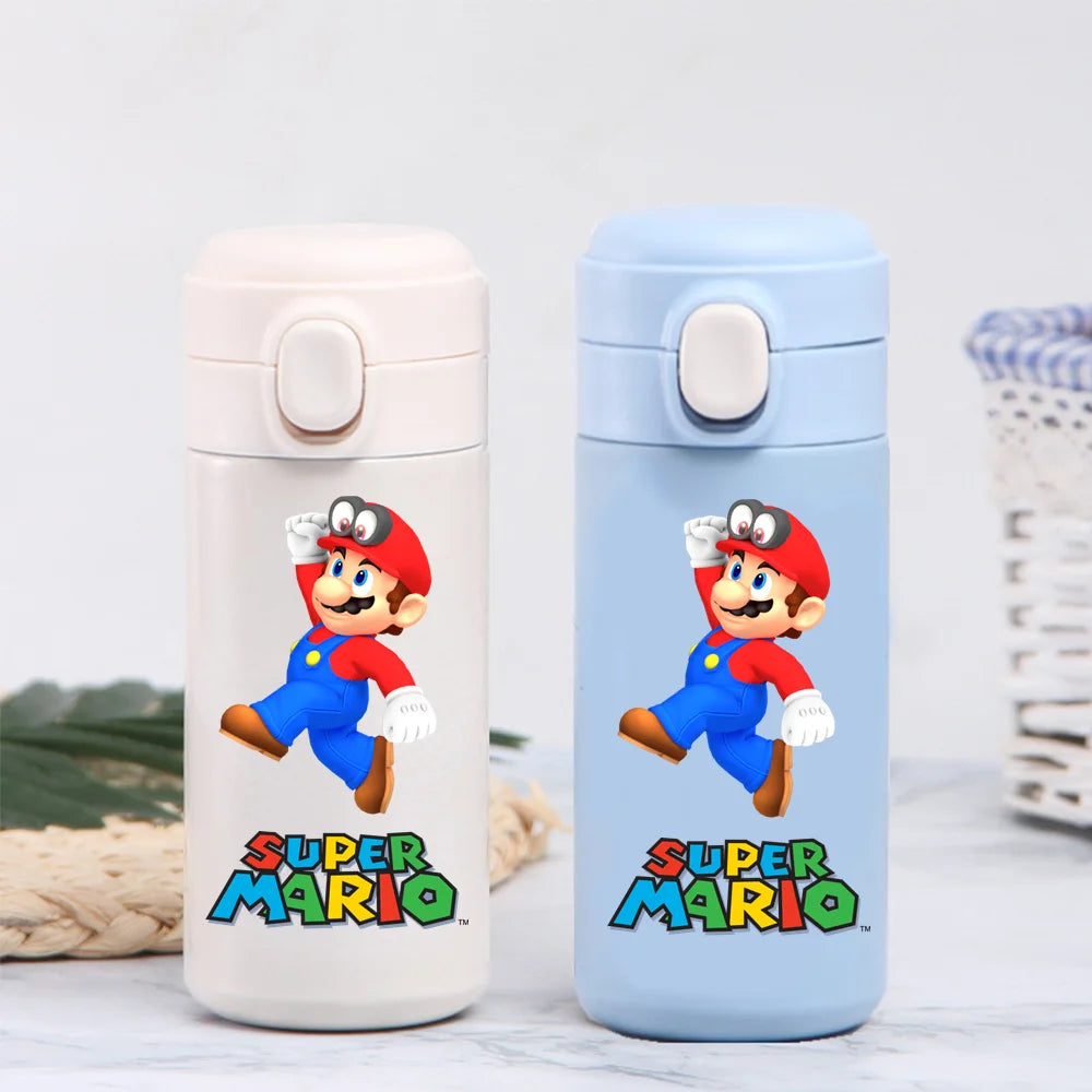 Back to School Super Mario Bros.Stainless Steel Water Cup Vacuum Thermos