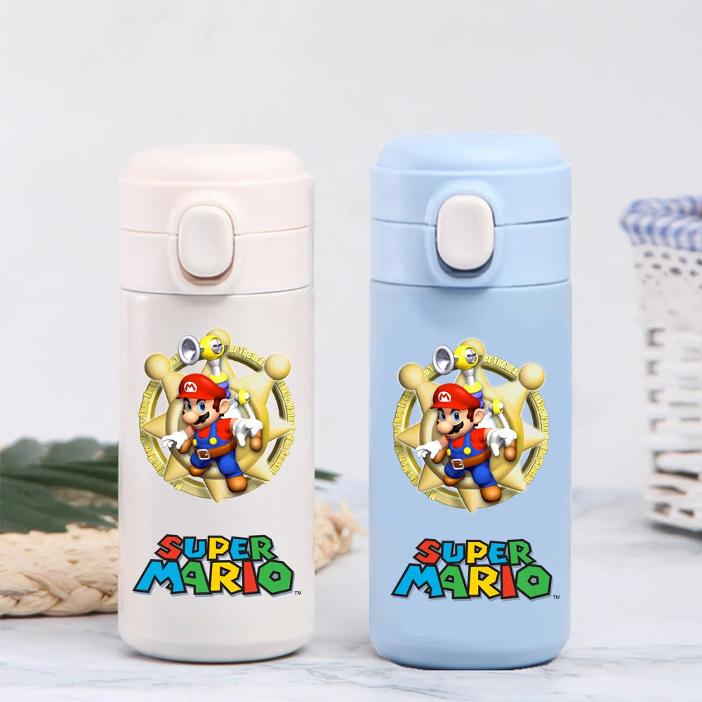 Back to School Super Mario Bros.Stainless Steel Water Cup Vacuum Thermos