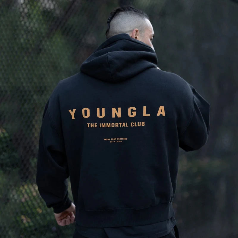 New Men's Oversized Pullover Hoodie