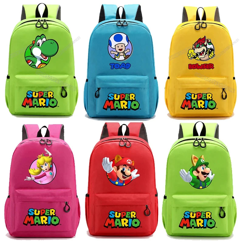 Super Marios Children School Backpack