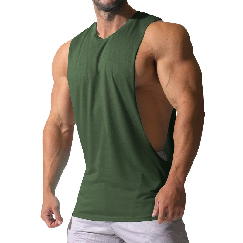 Summer streetwear casual men's vest