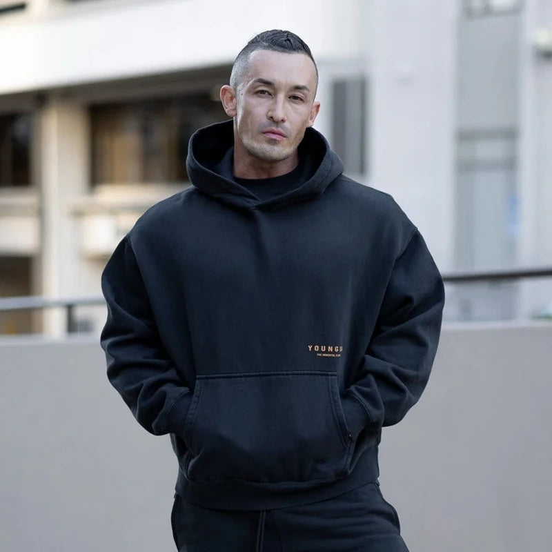 New Men's Oversized Pullover Hoodie