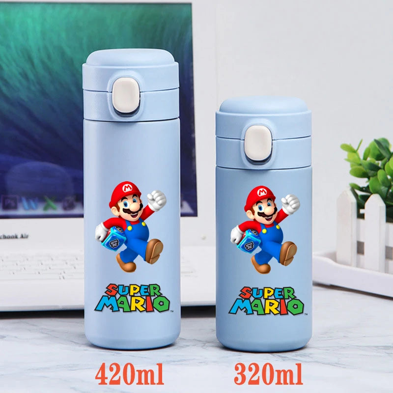 Back to School Super Mario Bros.Stainless Steel Water Cup Vacuum Thermos