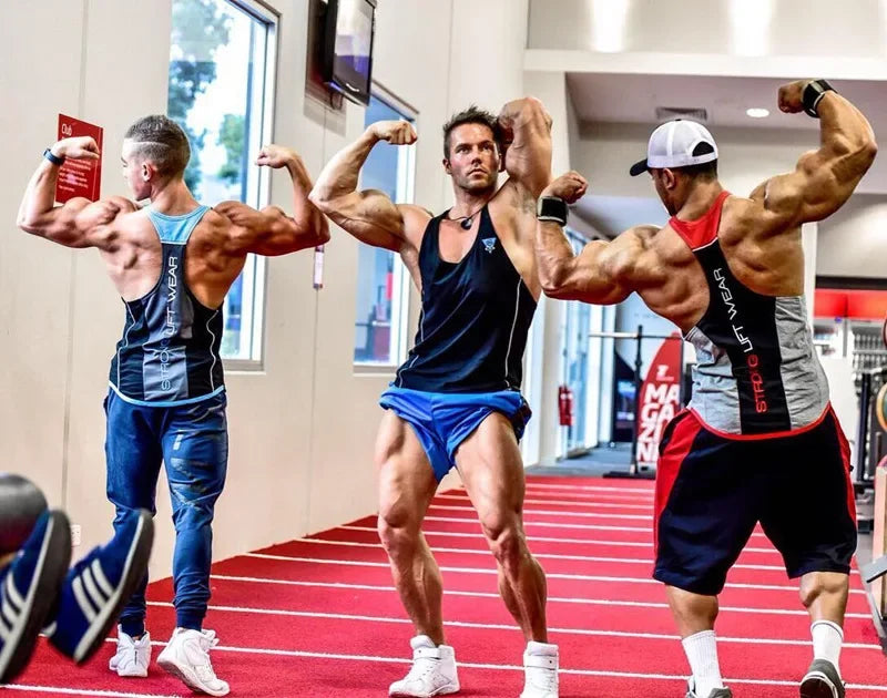 Mens Tank top Gyms Fitness sleeveless shirt