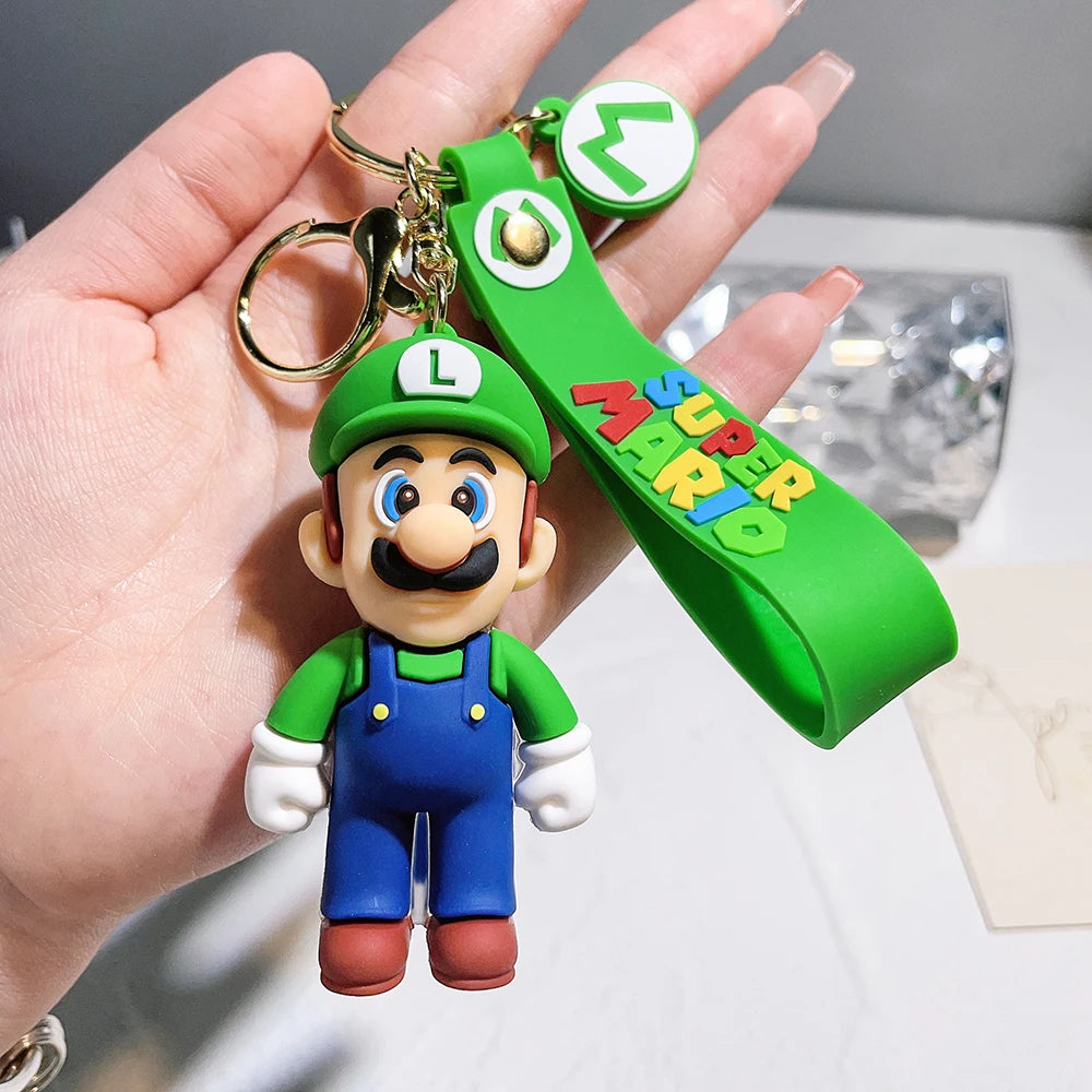 Super Mario Bros 3D Cartoon Keyring