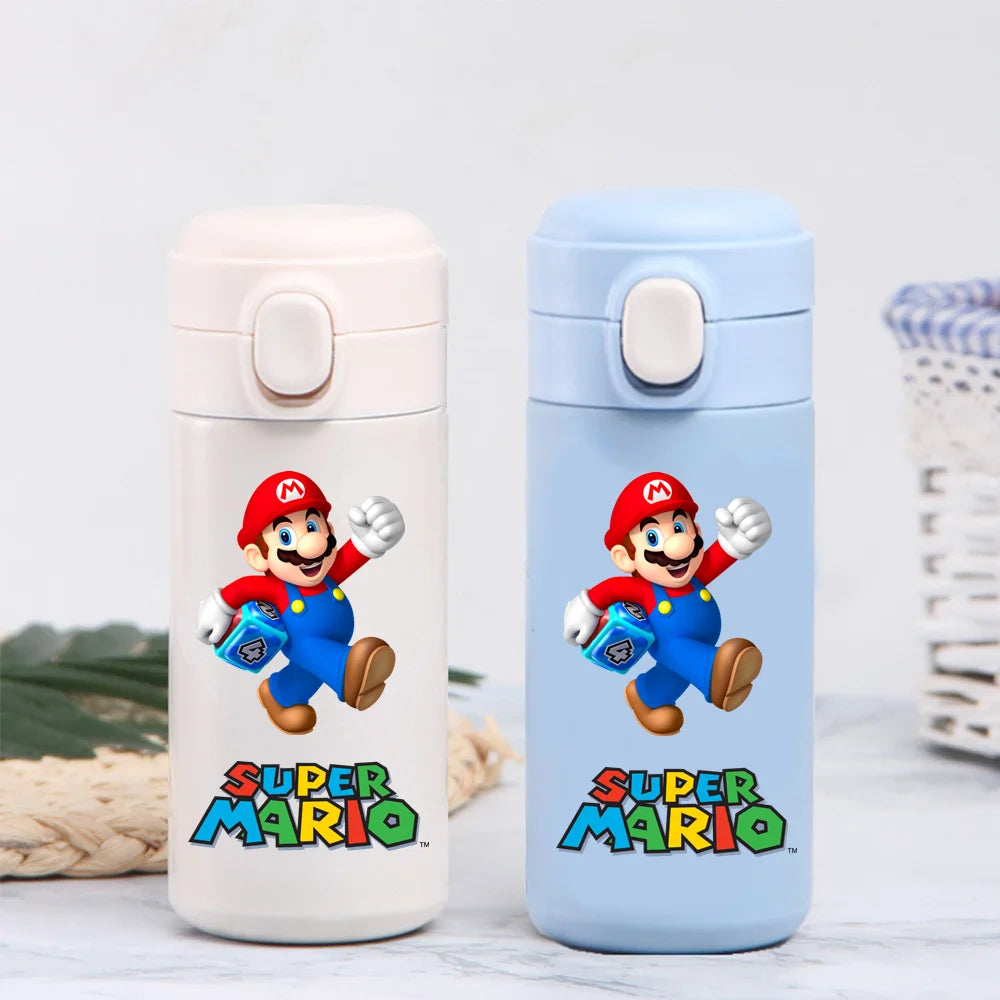 Back to School Super Mario Bros.Stainless Steel Water Cup Vacuum Thermos