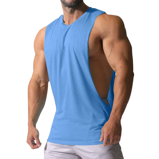 Summer streetwear casual men's vest