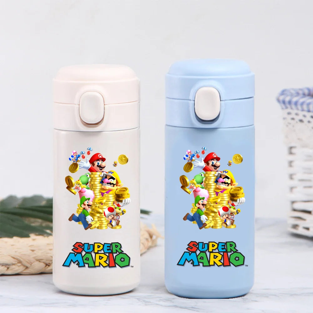 Back to School Super Mario Bros.Stainless Steel Water Cup Vacuum Thermos