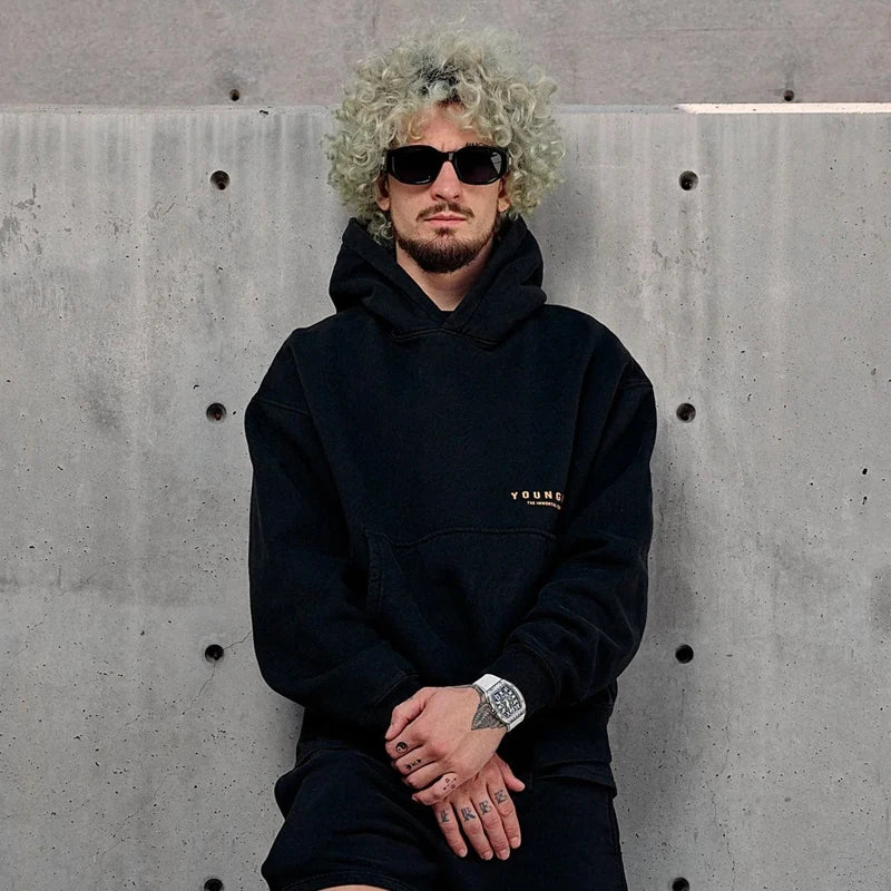 New Men's Oversized Pullover Hoodie