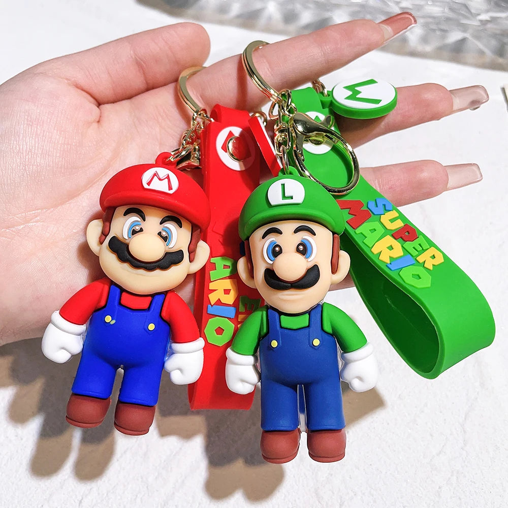 Super Mario Bros 3D Cartoon Keyring
