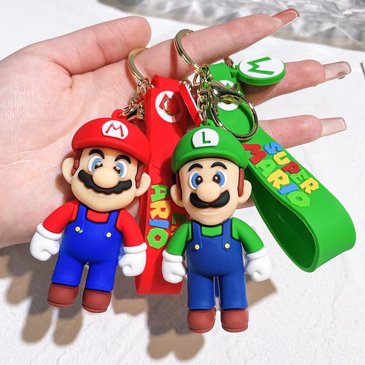 Super Mario Bros 3D Cartoon Keyring