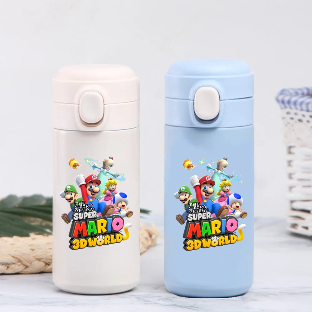 Back to School Super Mario Bros.Stainless Steel Water Cup Vacuum Thermos