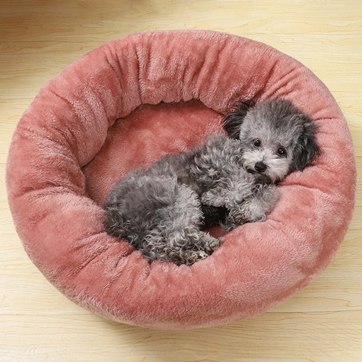 Round Pet bed, Winter Warm